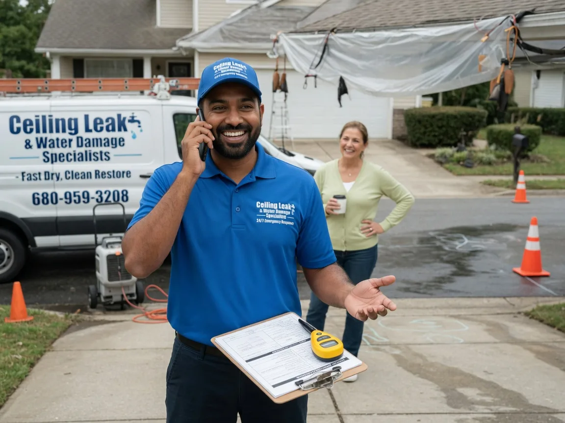 Ceiling Leak Cleanup Lake Oswego, OR FAQs